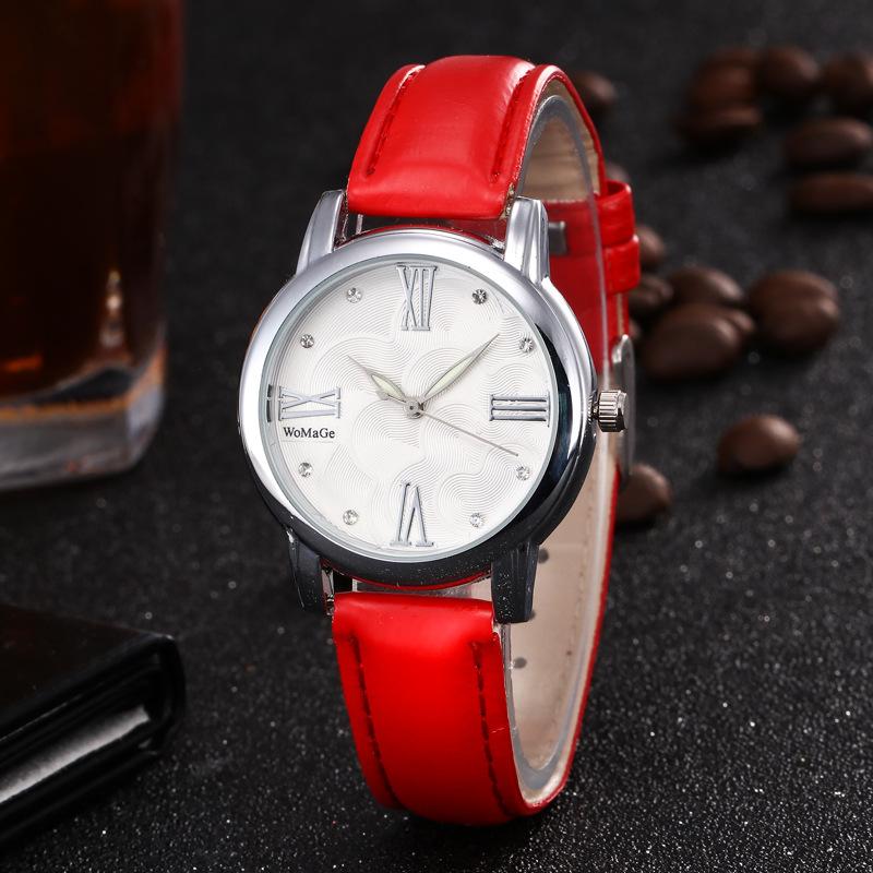 Wristwatches 2023 Fashion Brand Womage Watch Quartz Casual PU Leather Relojes Luxury Analog Watches Women Ladies Female Unisex Wristwatch, Red
Wristwatches 2023 Fashion Brand Womage Watch Quartz Casual PU Leather Relojes Luxury Analog Watches Women Ladies Female Unisex Wristwatch, Red