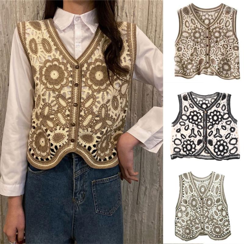 Women's Tanks Women Vintage Hollow Out Crochet Crop Top Vest Embroidery Floral Sleeveless Cardigan Button Down Boho Hippie Casual, Black
Women's Tanks Women Vintage Hollow Out Crochet Crop Top Vest Embroidery Floral Sleeveless Cardigan Button Down Boho Hippie Casual, Black