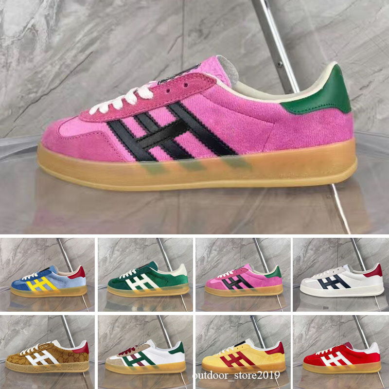 2022 Shoes Gazelle Fashion Designer Sneakers Flats Striped Luxurys Platform Green Suede Silk Velvet Womens 35-44, Color 7 
2022 Shoes Gazelle Fashion Designer Sneakers Flats Striped Luxurys Platform Green Suede Silk Velvet Womens 35-44, Color 7