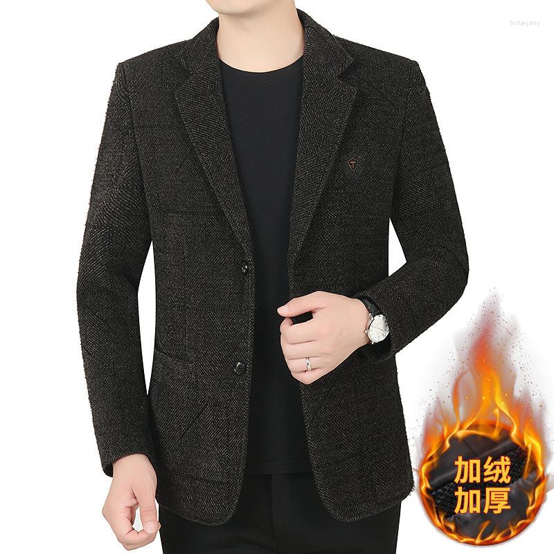 Men's Suits Fall/Winter 2023: Men's Blazer Embroidered Suit Commuting Pile And Thickened Fashionable Versatile, Coffee
Men's Suits Fall/Winter 2023: Men's Blazer Embroidered Suit Commuting Pile And Thickened Fashionable Versatile, Coffee