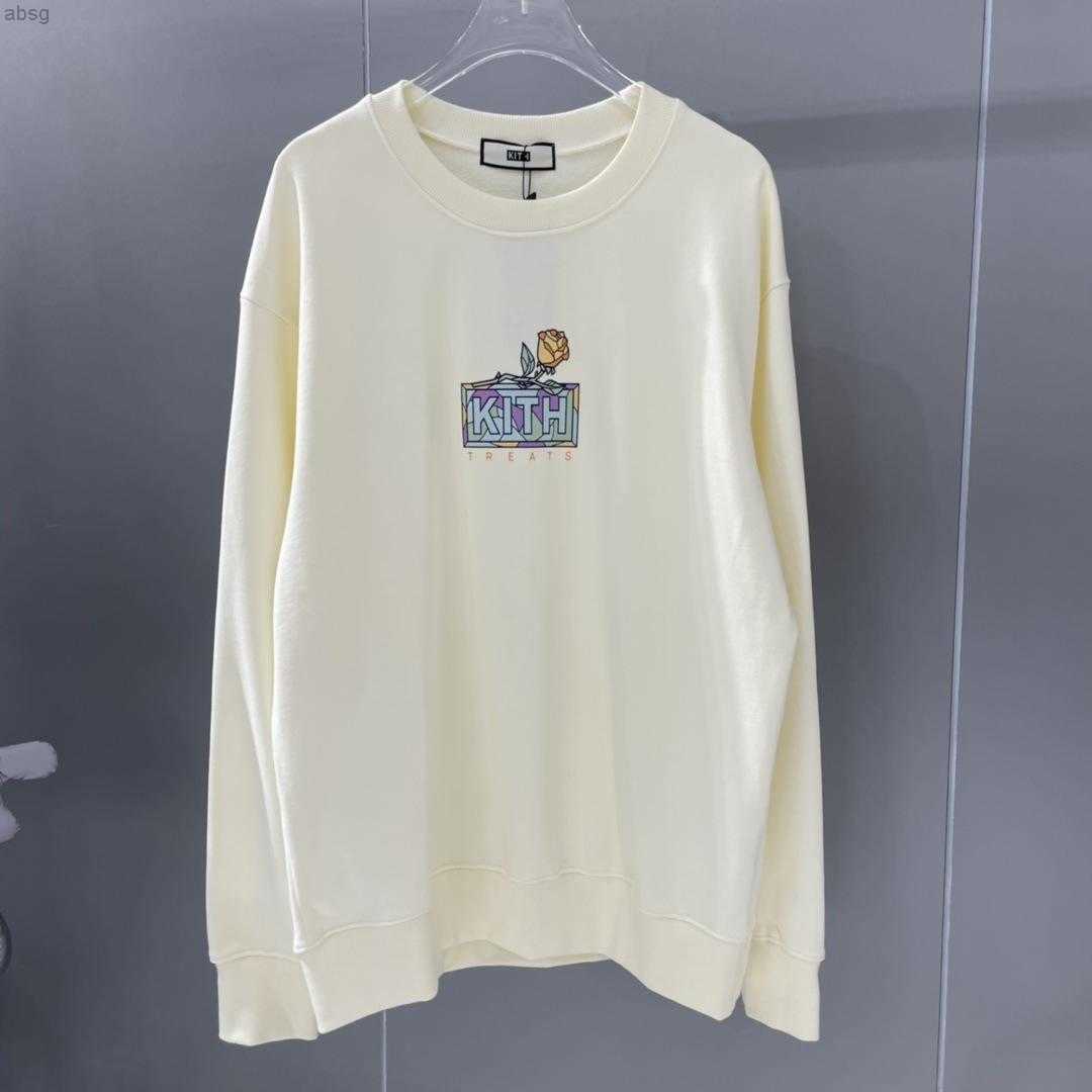 Casual Summer Embroidery Rose Kith T-shirt Hoodies Oversize Men Women High Quality Tee, White t-shirt
Casual Summer Embroidery Rose Kith T-shirt Hoodies Oversize Men Women High Quality Tee, White t-shirt