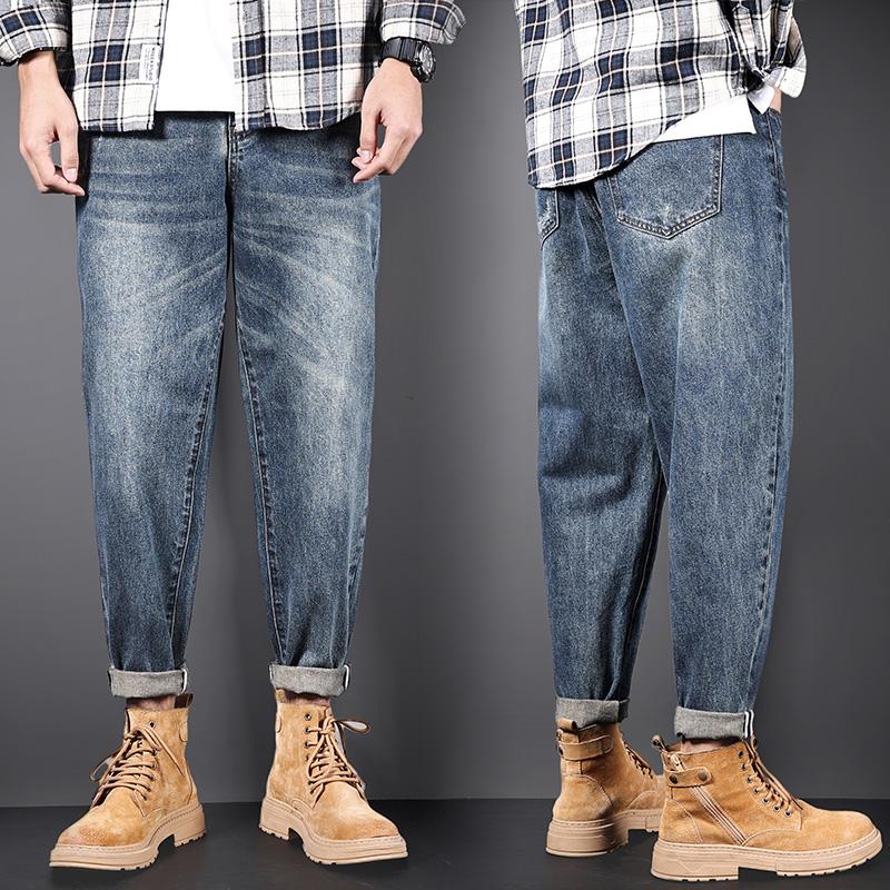 Men's Jeans Men Harem Pants Light Blue Loose Fit Baggy Wide Leg Spring Autumn Streetwear Large Male Oversized 28-42 JeansMen's, Black
Men's Jeans Men Harem Pants Light Blue Loose Fit Baggy Wide Leg Spring Autumn Streetwear Large Male Oversized 28-42 JeansMen's, Black