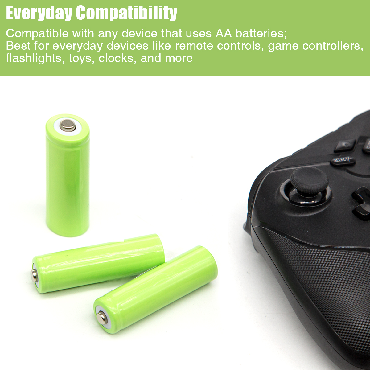 AA Ni-MH Battery 1.2V 1.5V Rechargeable Battery 2A Pre-charged Bateria low self discharge AA Batteries 2.8Ah For Camera Remote