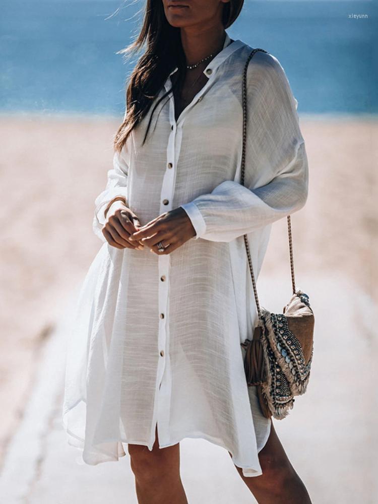 Women's Swimwear Bikini Cover Up Beach Dress Tunic Shirts White Black Loose Women Swimming Suits Summer Pareo Outfits Sales!, White beach tunic
Women's Swimwear Bikini Cover Up Beach Dress Tunic Shirts White Black Loose Women Swimming Suits Summer Pareo Outfits Sales!, White beach tunic