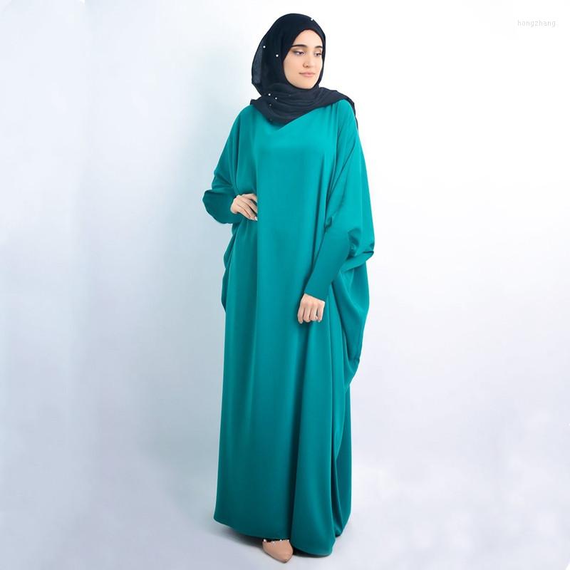 Ethnic Clothing Ramadan Eid Women Prayer Garment Muslim Abaya Dress Loose Long Batwing Sleeves Dubai Saudi Turkey Islam Jilbaab French Cape
Ethnic Clothing Ramadan Eid Women Prayer Garment Muslim Abaya Dress Loose Long Batwing Sleeves Dubai Saudi Turkey Islam Jilbaab French Cape
