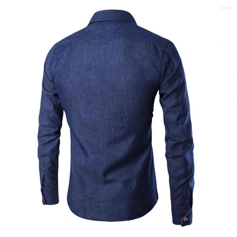 Men's Casual Shirts Jeans Shirt Slim Fit Spring Autumn Denim Plaid Patchwork Slim-fitting, Dark blue
Men's Casual Shirts Jeans Shirt Slim Fit Spring Autumn Denim Plaid Patchwork Slim-fitting, Dark blue