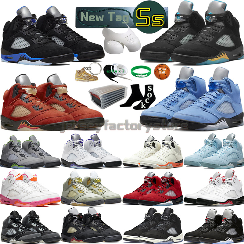 With Box 5 Basketball Shoes men women 5s Craft Aqua Concord Green Bean Racer BlueBird Metallic Raging Fire Red We The Best BlueBird Anthracite UNC Mens Sports Sneakers, Color-33
With Box 5 Basketball Shoes men women 5s Craft Aqua Concord Green Bean Racer BlueBird Metallic Raging Fire Red We The Best BlueBird Anthracite UNC Mens Sports Sneakers, Color-33