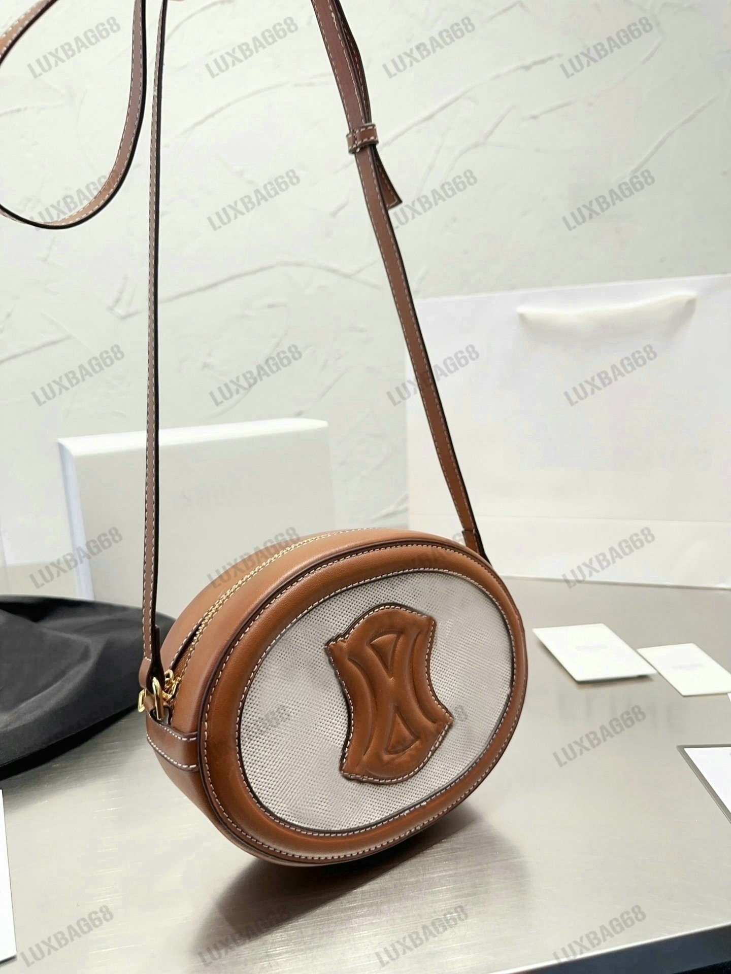 CUIR TRIOMPHE Canvas Bag Womens Designer Crossbody Oval Purse Handbag Cross Body Designer Womens Small Bags Handbags Handle Purse Wallets, #2
CUIR TRIOMPHE Canvas Bag Womens Designer Crossbody Oval Purse Handbag Cross Body Designer Womens Small Bags Handbags Handle Purse Wallets, #2