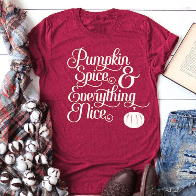 Women's T Shirts Pumpkin Spice Everything Nice T-shirt Halloween Holiday Kawaii Hipster Tshirt Trendy Women Aesthetic Gift Tees Tops Outfits, Red-white text
Women's T Shirts Pumpkin Spice Everything Nice T-shirt Halloween Holiday Kawaii Hipster Tshirt Trendy Women Aesthetic Gift Tees Tops Outfits, Red-white text