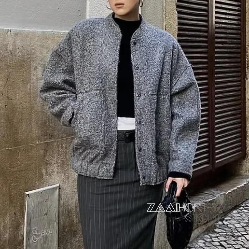 Women' Jackets ZAAHO Spring Women Fashion 6 Colors Loose Bombers Jacket Coat Female Autumn Warm Pockets Long Sleeve Casual Outwear 230316, White
Women' Jackets ZAAHO Spring Women Fashion 6 Colors Loose Bombers Jacket Coat Female Autumn Warm Pockets Long Sleeve Casual Outwear 230316, White