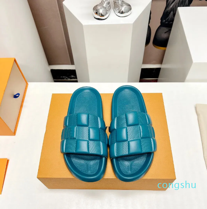 2023 Designer Women's Sexy Luxury Slippers Platform Leisure Summer Wide Mens Flat Beach Sandals Couple Size 35-45, Blue
2023 Designer Women's Sexy Luxury Slippers Platform Leisure Summer Wide Mens Flat Beach Sandals Couple Size 35-45, Blue