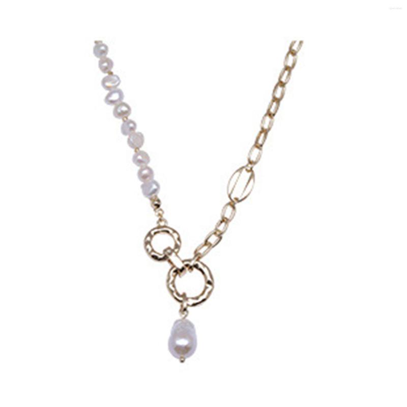 Choker Irregular Faux Pearl Pendant Necklace Baroque Gift Exquisite Decoration Retro Stylish Statement Chain Charm For Women
Choker Irregular Faux Pearl Pendant Necklace Baroque Gift Exquisite Decoration Retro Stylish Statement Chain Charm For Women