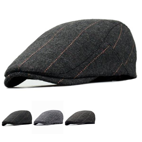 Berets Wool Unisex Autumn Winter Sboy Caps Striped Warm Tweed Octagonal Hat For Male Detective Hats Retro Flat Chapeau Men, Black
Berets Wool Unisex Autumn Winter Sboy Caps Striped Warm Tweed Octagonal Hat For Male Detective Hats Retro Flat Chapeau Men, Black