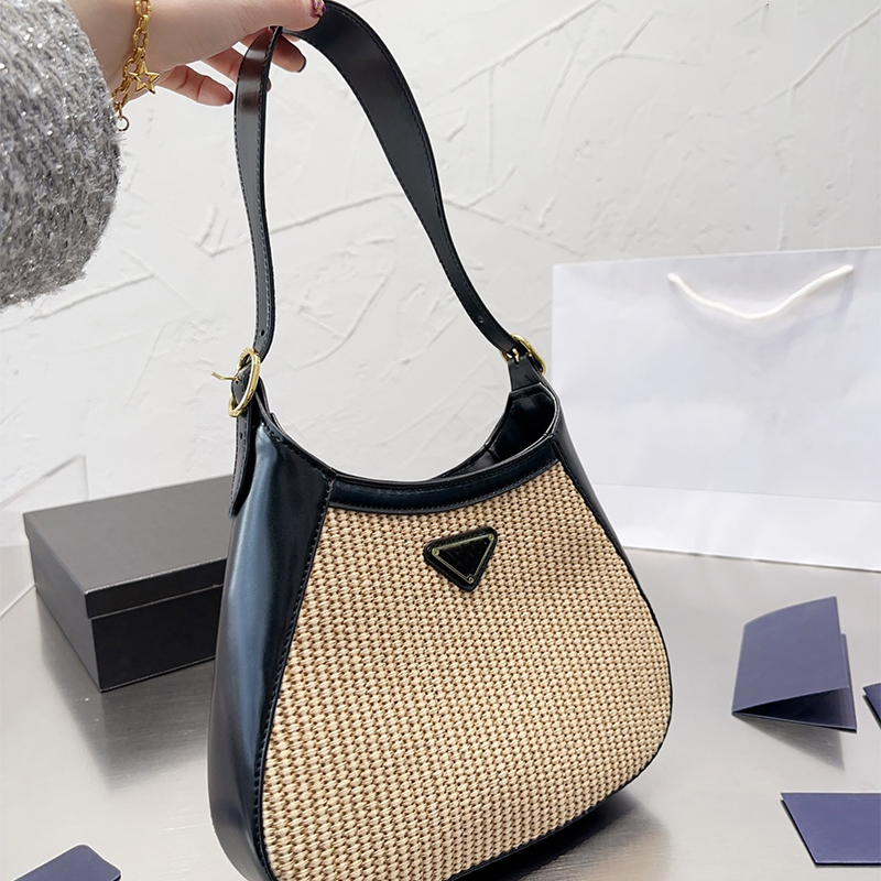 top-quality designer tote shopping bags luxurys handbags Hobo shoulder bags large capacity classic genuine leather straw braid fashion crossbody bag tote handbag, Black
top-quality designer tote shopping bags luxurys handbags Hobo shoulder bags large capacity classic genuine leather straw braid fashion crossbody bag tote handbag, Black