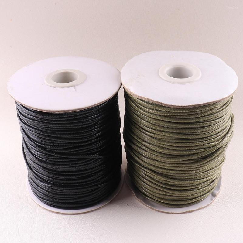 Clothing Yarn 2mm Waxed Cotton Cord Black/dark Green Macrame For Bracelet Braided String DIY Necklace Beading Jewelry Accessories Tool, Black 20m
Clothing Yarn 2mm Waxed Cotton Cord Black/dark Green Macrame For Bracelet Braided String DIY Necklace Beading Jewelry Accessories Tool, Black 20m