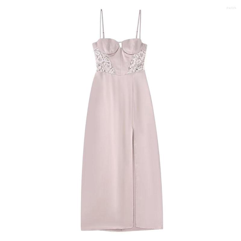 Casual Dresses 2023 Summer Fashion Women's Hollow Backless Stitching Corset All-match Sexy Suspender Skirts, Lotus root color
Casual Dresses 2023 Summer Fashion Women's Hollow Backless Stitching Corset All-match Sexy Suspender Skirts, Lotus root color