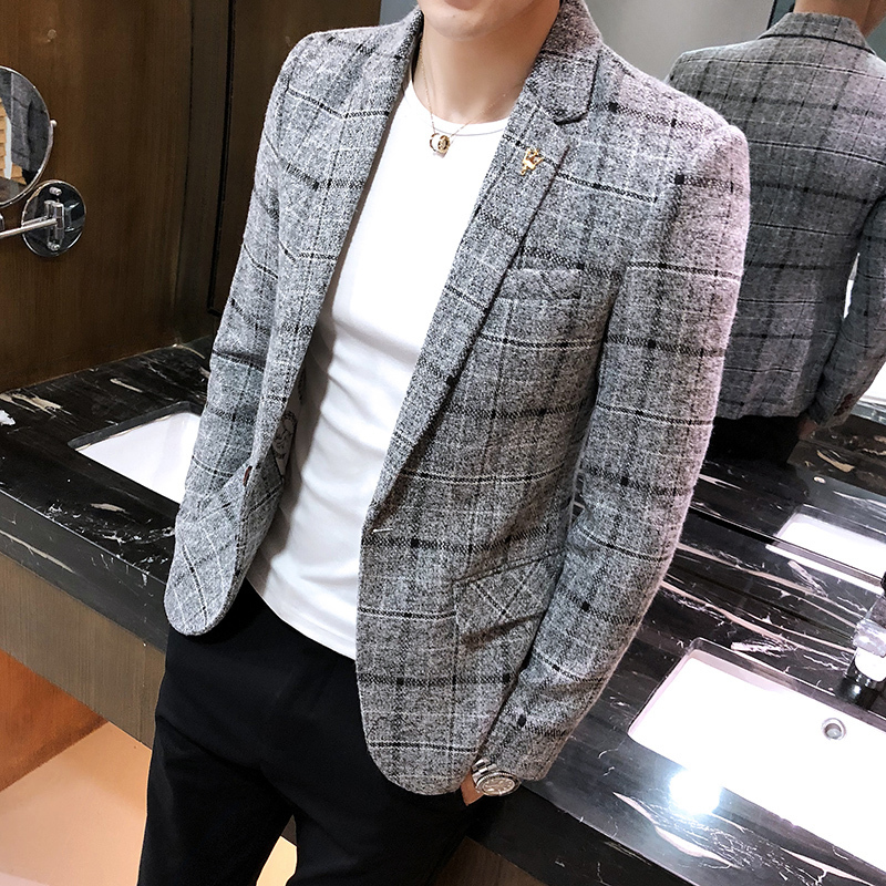 Men's Suits Blazers men's casual plaid suit jacket male linen plaid business self-cultivation wedding dress party suit coat plus Size S-4XL 230316, Khaki
Men's Suits Blazers men's casual plaid suit jacket male linen plaid business self-cultivation wedding dress party suit coat plus Size S-4XL 230316, Khaki