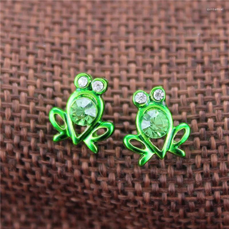 Stud Earrings Cute Green Little Frog Crystal Women's Fashion Creativity Funny Zircon Jewelry Gifts Personality Accessories
Stud Earrings Cute Green Little Frog Crystal Women's Fashion Creativity Funny Zircon Jewelry Gifts Personality Accessories