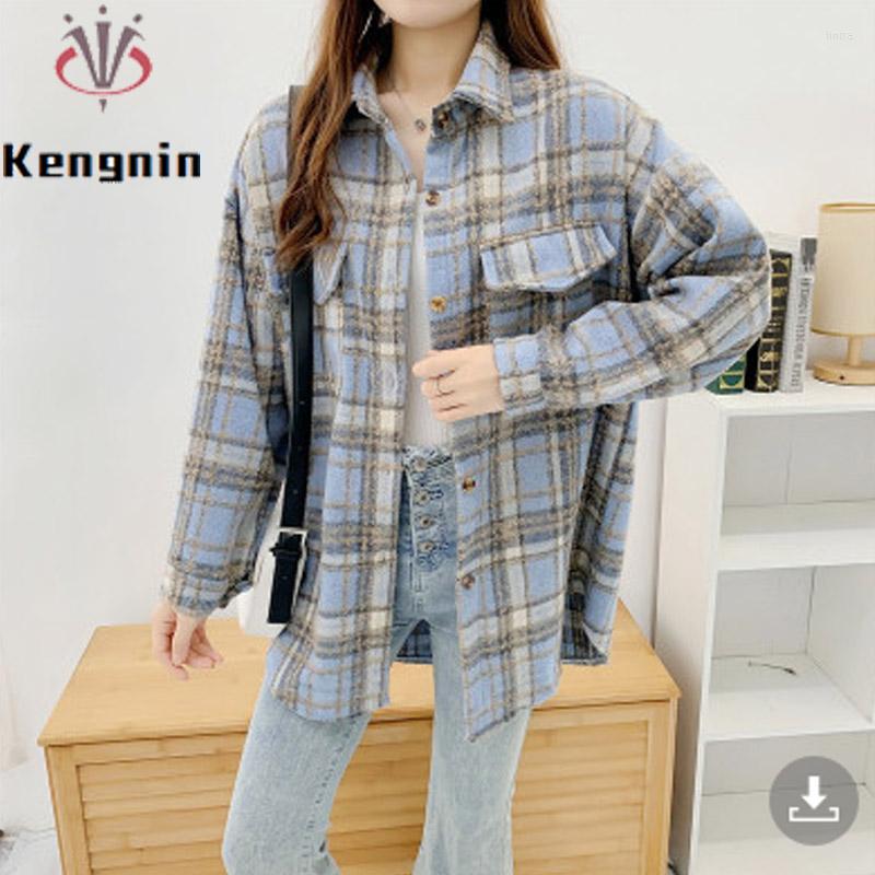Women' Blouses Thick Velvet Plaid Shirts Women Winter Keep Warm And Tops Casual Loose Jacket Female Clothes Outwear KN552, Blue
Women' Blouses Thick Velvet Plaid Shirts Women Winter Keep Warm And Tops Casual Loose Jacket Female Clothes Outwear KN552, Blue