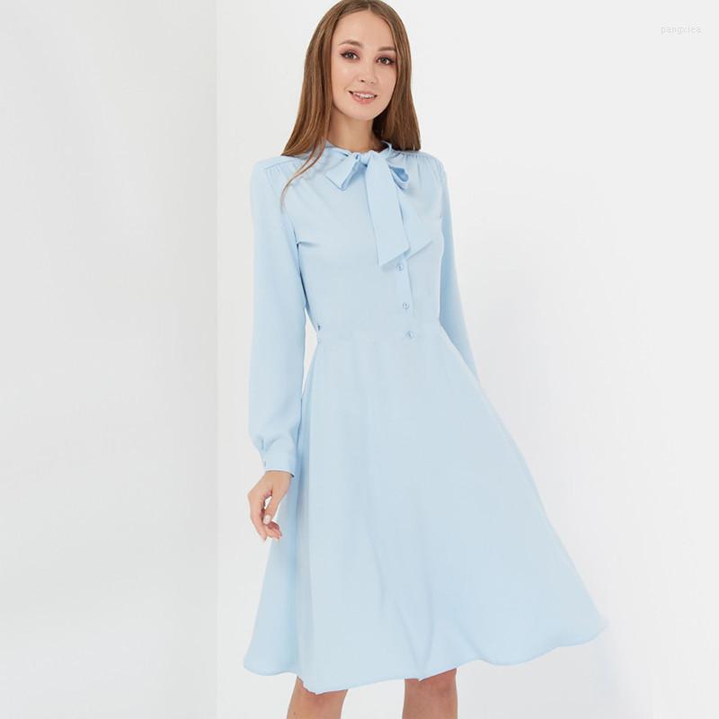 Casual Dresses Maxi Women Clothes 2023 Spring Autumn Long Sleeve Solid Color Bow Knot Slim Fit And Elegant Knee-Length Dress A650, Sky blue
Casual Dresses Maxi Women Clothes 2023 Spring Autumn Long Sleeve Solid Color Bow Knot Slim Fit And Elegant Knee-Length Dress A650, Sky blue