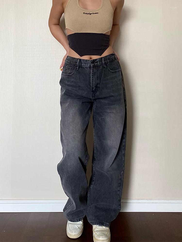 Women's Jeans High Waist Women Baggy 2023 Fashion Straight Leg Pants Y2k Denim Trousers Vintage Loose Grey Washed Mom, Dark grey
Women's Jeans High Waist Women Baggy 2023 Fashion Straight Leg Pants Y2k Denim Trousers Vintage Loose Grey Washed Mom, Dark grey