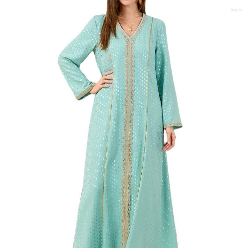 Ethnic Clothing Autumn Morocco Dress Muslim Women Abaya Bronzing Maxi Abayas Dubai Turkey Islam Party Dresses Kaftan Robe Longue Vestidos
Ethnic Clothing Autumn Morocco Dress Muslim Women Abaya Bronzing Maxi Abayas Dubai Turkey Islam Party Dresses Kaftan Robe Longue Vestidos