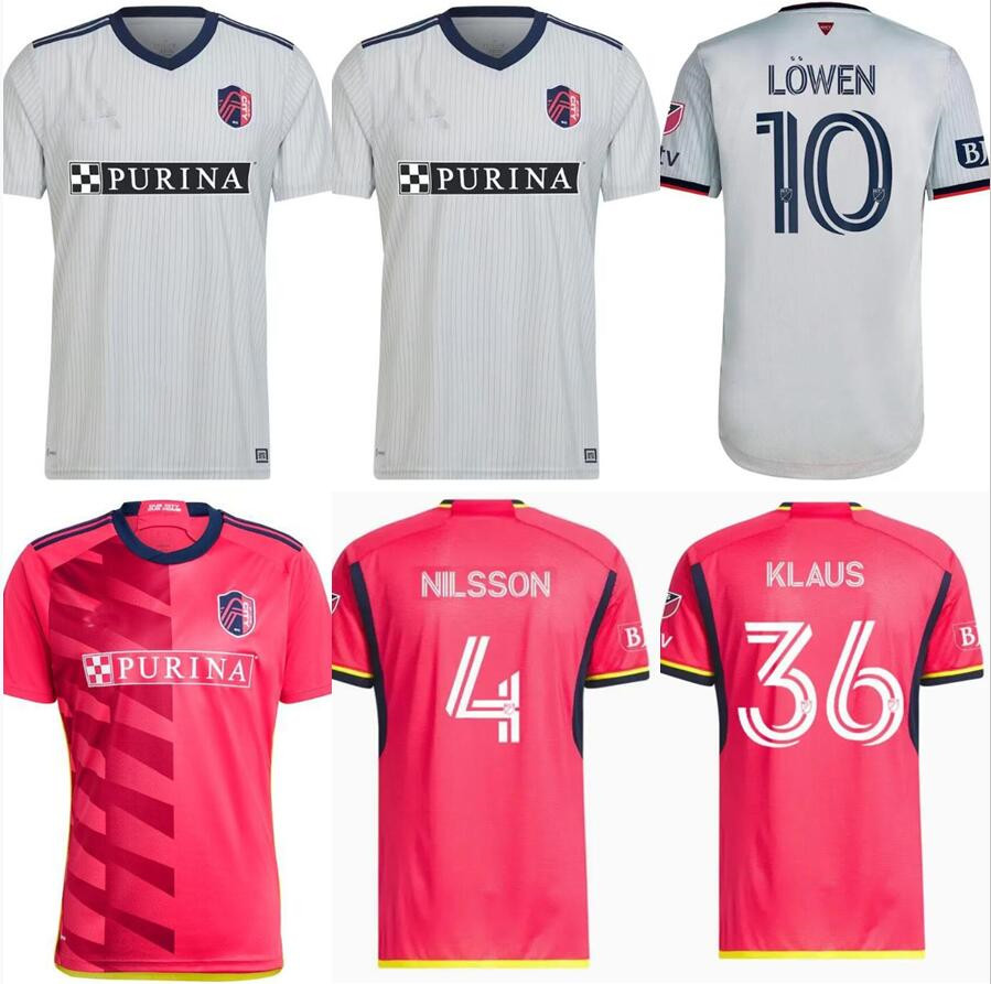 2023 St. L ouis City SOCCER JERSEYS home awayNEW 2022 2023 st Louis''RED' SC NILSSON 4 KLAUSS 36 NELSON GIOACCHINI VASSILEV BELL PIDRO FOOTBALL SHIRT, 23/24
2023 St. L ouis City SOCCER JERSEYS home awayNEW 2022 2023 st Louis''RED' SC NILSSON 4 KLAUSS 36 NELSON GIOACCHINI VASSILEV BELL PIDRO FOOTBALL SHIRT, 23/24
