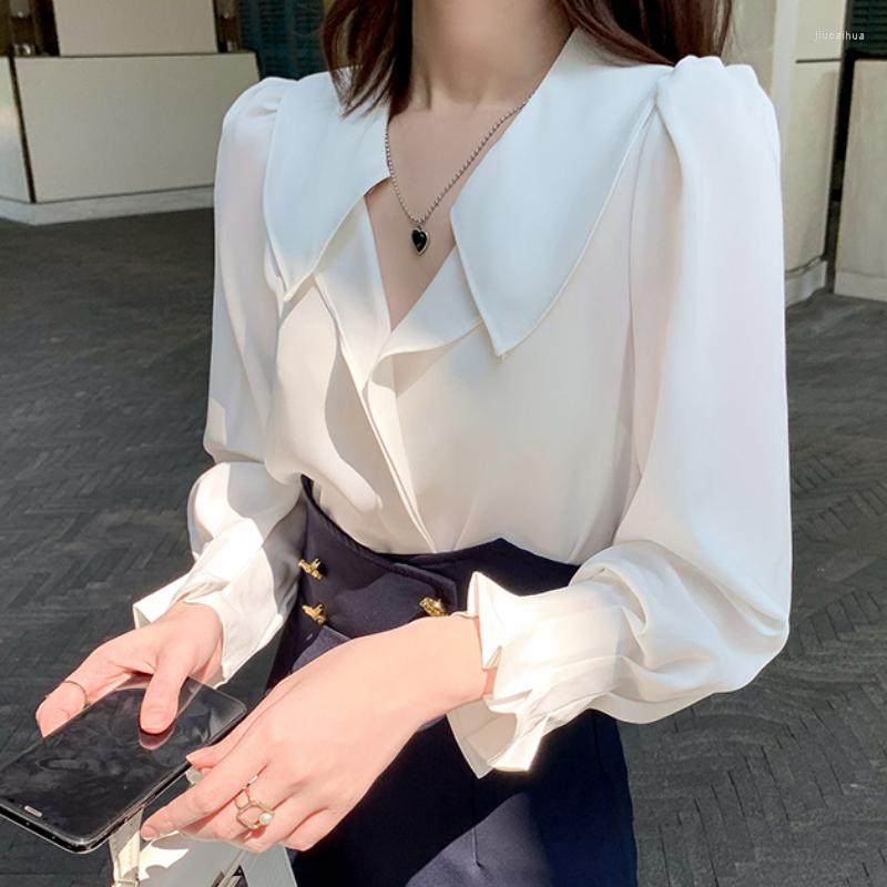Women' Blouses Blusas Mujer Blouse Women Elegant V Neck 2023 Ruffle Long-sleeved Shirt Female Long Sleeve Tops Chiffon Camisas 217B, Blue
Women' Blouses Blusas Mujer Blouse Women Elegant V Neck 2023 Ruffle Long-sleeved Shirt Female Long Sleeve Tops Chiffon Camisas 217B, Blue