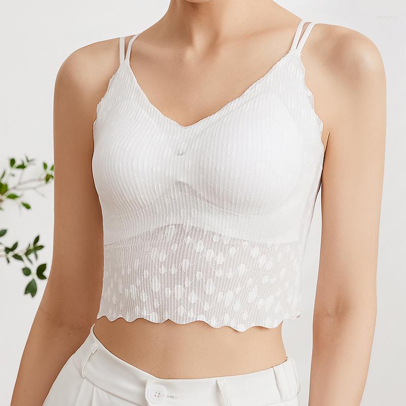 Women's Tanks Lace Beauty Back Women Underwear Thin Section Summer Seamless Tube Top One Piece Integrated Sling Strap Chest Pad Vest
Women's Tanks Lace Beauty Back Women Underwear Thin Section Summer Seamless Tube Top One Piece Integrated Sling Strap Chest Pad Vest