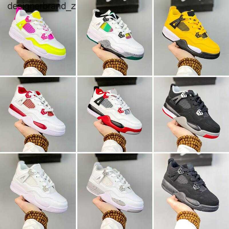 Kids Jumpman 4s Pink IV Lightning Rasta Basketball Bred Shoes Children Outdoor Sports Sneaker Black Cat Pure White Cement 4 Fire Red Lemon 084O, Color7
Kids Jumpman 4s Pink IV Lightning Rasta Basketball Bred Shoes Children Outdoor Sports Sneaker Black Cat Pure White Cement 4 Fire Red Lemon 084O, Color7