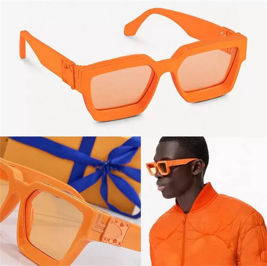 Designer 1.1 Millionaires Sunglasses Shiny gold logo S-lock hinges For Women Sale Dames NEW orange Black Glasses Shades Z1165 glasses MaleMen Futuristic occhiali
Designer 1.1 Millionaires Sunglasses Shiny gold logo S-lock hinges For Women Sale Dames NEW orange Black Glasses Shades Z1165 glasses MaleMen Futuristic occhiali