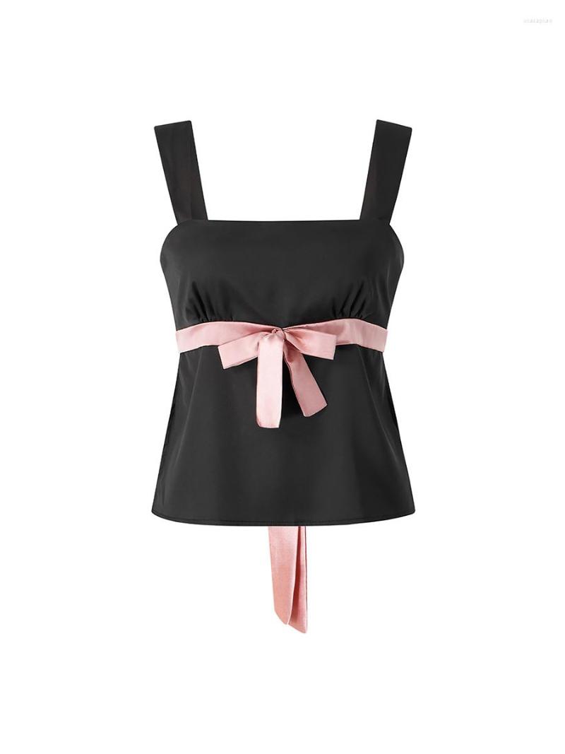 Women' Tanks Women Cute Sleeveless Tank Tops Fairy Square Neck Tie-Up Bandage Cropped Camisole Vintage Harajuku Vest, White blue strap
Women' Tanks Women Cute Sleeveless Tank Tops Fairy Square Neck Tie-Up Bandage Cropped Camisole Vintage Harajuku Vest, White blue strap