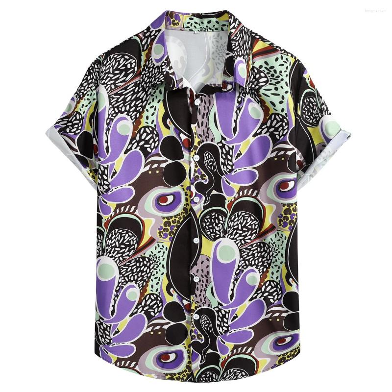 Men' Casual Shirts Mens Stylish Leopard Print Hawaiian Shirt Short Sleeve Button Down Summer Beach Dress Men Holiday Aloha Rock Party, As picture show
Men' Casual Shirts Mens Stylish Leopard Print Hawaiian Shirt Short Sleeve Button Down Summer Beach Dress Men Holiday Aloha Rock Party, As picture show