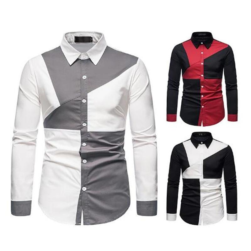 Men's Casual Shirts 2023 Spring And Autumn Trend Splicing Long-sleeved Shirt European Size Western Denim Slim Fit Social Dress, White
Men's Casual Shirts 2023 Spring And Autumn Trend Splicing Long-sleeved Shirt European Size Western Denim Slim Fit Social Dress, White