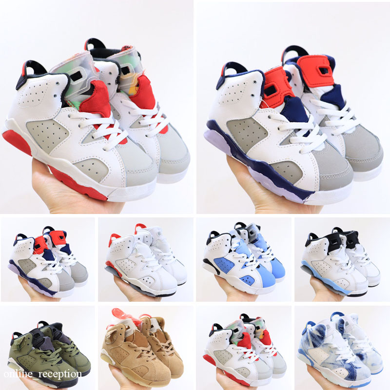 2023 Children 6 Basketball shoes for Girls Infrared Carmine 6s UNC Toro Hare Oreo Maroon Youth Sports Sneakers Kids size EU28-35, Color 9
2023 Children 6 Basketball shoes for Girls Infrared Carmine 6s UNC Toro Hare Oreo Maroon Youth Sports Sneakers Kids size EU28-35, Color 9