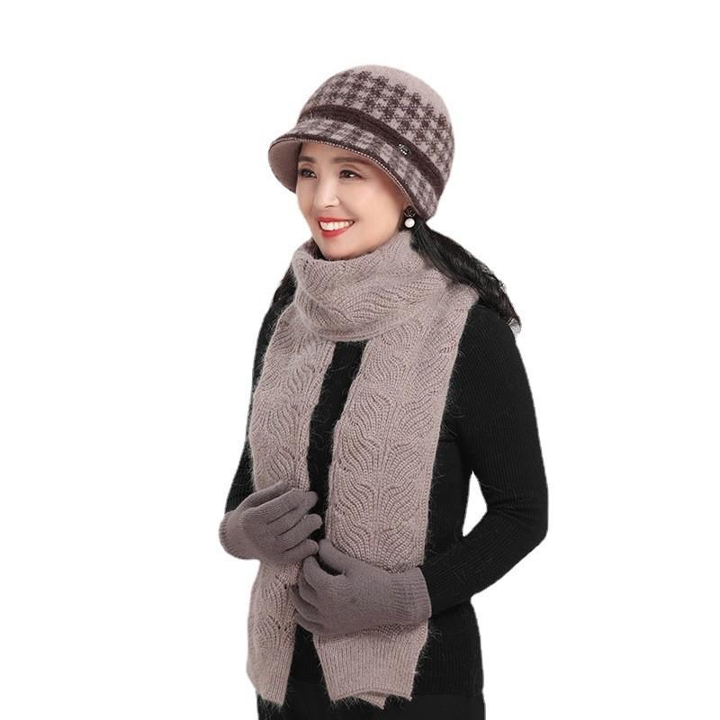 Beanies Beanie/Skull Caps Women Winter Hat Outdoor Keep Warm Knitted Scarf And Gloves 3 Pc Set For Female Fashion Plaid Thick Bucket, Light coffee hat
Beanies Beanie/Skull Caps Women Winter Hat Outdoor Keep Warm Knitted Scarf And Gloves 3 Pc Set For Female Fashion Plaid Thick Bucket, Light coffee hat