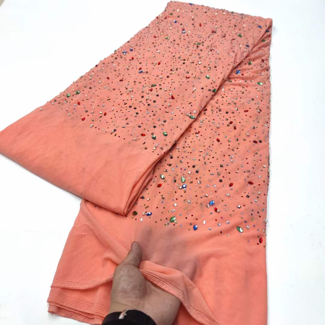 Wedding Lace Fabric 2023 High Quality Handmade Beaded Groom Stones Embroidery French Tulle Lace Nigeria Lace Fabric For Dress
Wedding Lace Fabric 2023 High Quality Handmade Beaded Groom Stones Embroidery French Tulle Lace Nigeria Lace Fabric For Dress