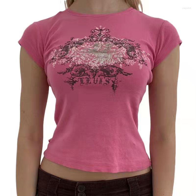 Women's T Shirts Fashion T-shirt For Women 2023 Summer Casual Short Sleeve Graphic Tshirt O-Neck Exposed Navel Vintage Printing Y2k Slim Fit, Purple
Women's T Shirts Fashion T-shirt For Women 2023 Summer Casual Short Sleeve Graphic Tshirt O-Neck Exposed Navel Vintage Printing Y2k Slim Fit, Purple