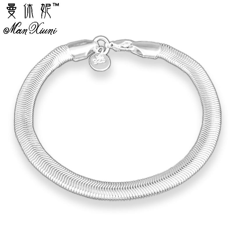 Link Bracelets Manxiuni Rock Punk Big For Women Bangles Chunky 6mm Silver Color Hand Chain Men Trendy Jewelry
Link Bracelets Manxiuni Rock Punk Big For Women Bangles Chunky 6mm Silver Color Hand Chain Men Trendy Jewelry
