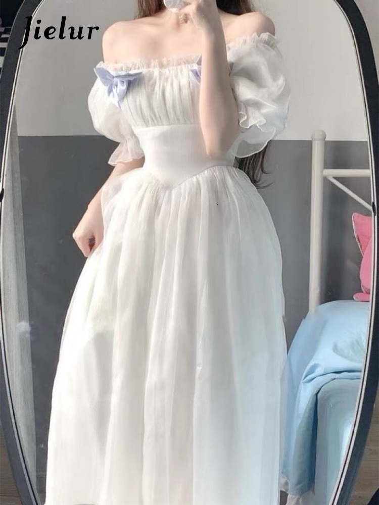 Casual Dresses Jielur France Fairy Sweet Dress Women Vintage Evening Party Midi Dresses Casual Designer Chic Princess Retro White Dress 230316, White(no bows)
Casual Dresses Jielur France Fairy Sweet Dress Women Vintage Evening Party Midi Dresses Casual Designer Chic Princess Retro White Dress 230316, White(no bows)