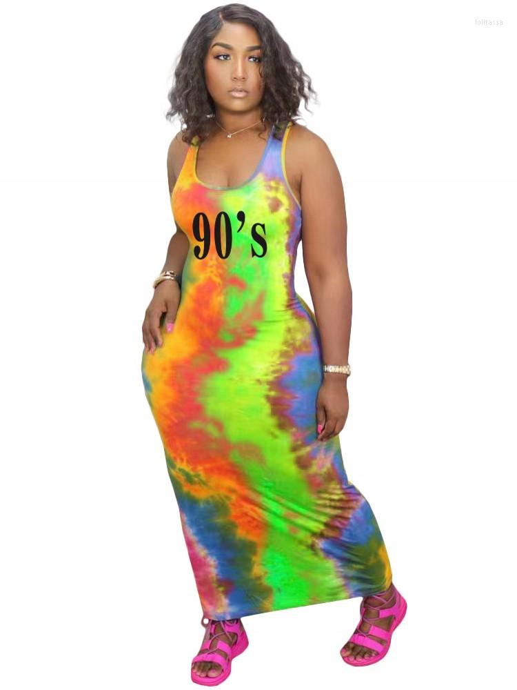Casual Dresses Tie Dye Printed Fashion Tank Dress Women Summer 2023 Streetwear Maxi Robe Longue Femme Bodycon Vestidos, Sky blue
Casual Dresses Tie Dye Printed Fashion Tank Dress Women Summer 2023 Streetwear Maxi Robe Longue Femme Bodycon Vestidos, Sky blue