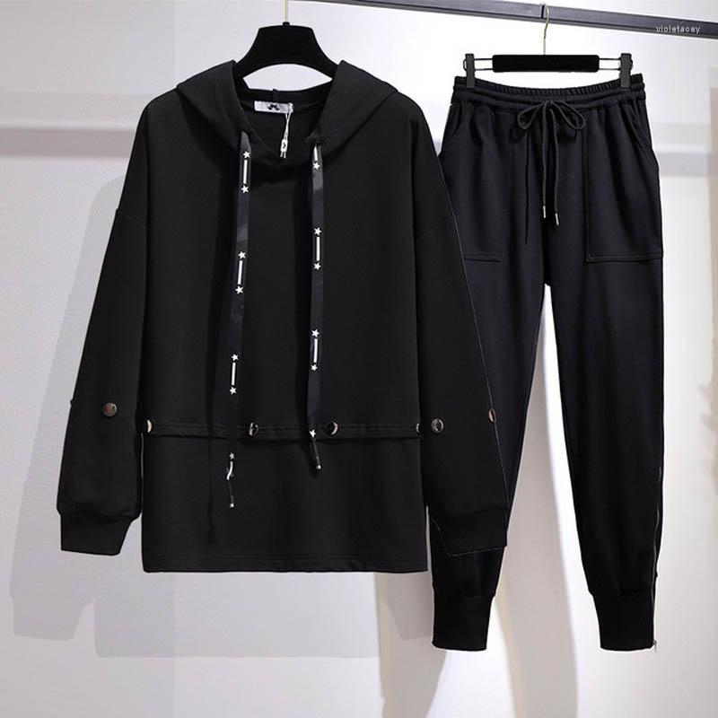 Tracksuits 150Kg Plus Size Women's Spring Hooded Sweatshirt Sports Sets Bust 157cm 7XL 8XL 9XL 10XL Loose Casual Trousers Black
Tracksuits 150Kg Plus Size Women's Spring Hooded Sweatshirt Sports Sets Bust 157cm 7XL 8XL 9XL 10XL Loose Casual Trousers Black