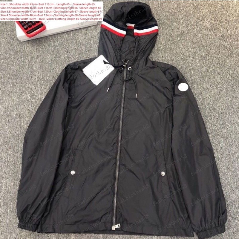 Franch luxury brand windbreaker mens hooded jacket Lightweight sun protection clothing spring summer jackets Sleeve arm NFC Designers Men S Clothings HN6N, 12
Franch luxury brand windbreaker mens hooded jacket Lightweight sun protection clothing spring summer jackets Sleeve arm NFC Designers Men S Clothings HN6N, 12
