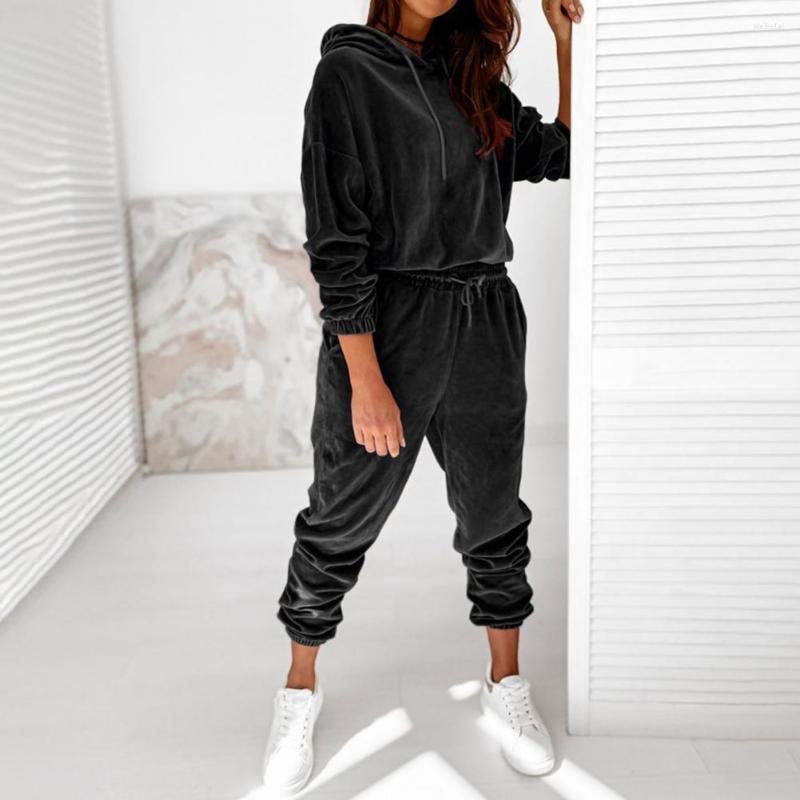 Women' Two Piece Pants Fall Tracksuit Elastic Waist Jogging Keep Warm Cuff Hoodie Trousers Suit Women Winter Clothes, Black
Women' Two Piece Pants Fall Tracksuit Elastic Waist Jogging Keep Warm Cuff Hoodie Trousers Suit Women Winter Clothes, Black