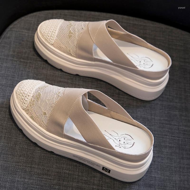 Slippers Women Mesh Breathable Thick Sports Running Summer Casual Vulcanized Sneakers Flat Mules Sandals Slides Shoes 2023, Black
Slippers Women Mesh Breathable Thick Sports Running Summer Casual Vulcanized Sneakers Flat Mules Sandals Slides Shoes 2023, Black