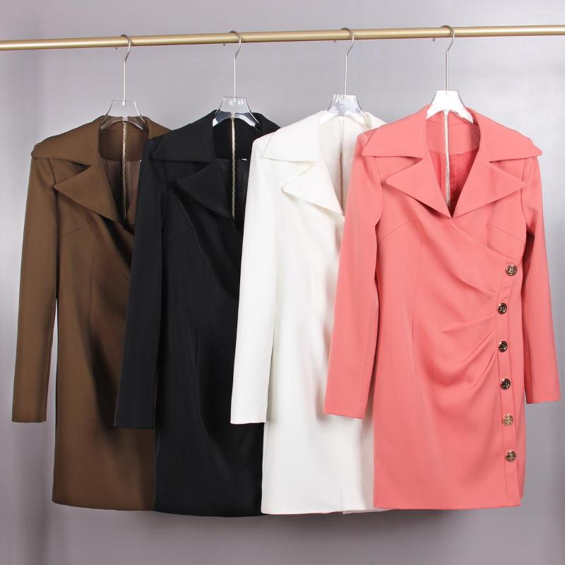 Casual Dresses 2023 Fashion Short Skirt Long Sleeve Commuter High Waist Dress Quality Simple Female Blazers, Black
Casual Dresses 2023 Fashion Short Skirt Long Sleeve Commuter High Waist Dress Quality Simple Female Blazers, Black