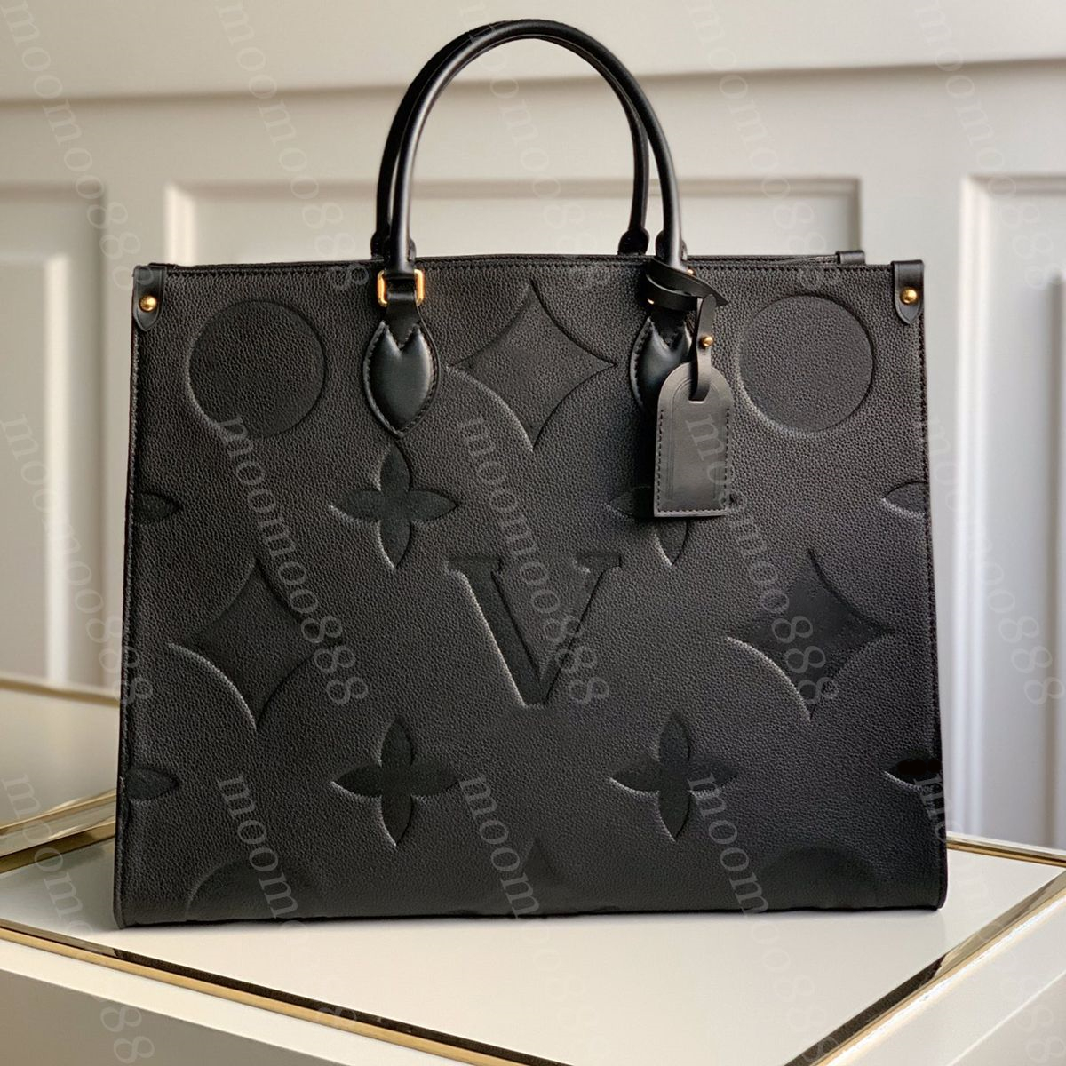 10A Top Tier Mirror Quality Shopping Bag 41cm GM Size Womens Real Leather Black Purse Letter Embossed Tote Luxury Designers Canvas Handbag Large Shoulder Travel Bags, #1
10A Top Tier Mirror Quality Shopping Bag 41cm GM Size Womens Real Leather Black Purse Letter Embossed Tote Luxury Designers Canvas Handbag Large Shoulder Travel Bags, #1