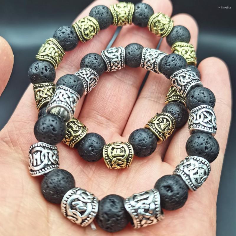 Strand Antiquing Viking Bracelet Lava Stone Runes Beads Men Women Vikings Accessories Rune Jewelry Bangles Bracelets
Strand Antiquing Viking Bracelet Lava Stone Runes Beads Men Women Vikings Accessories Rune Jewelry Bangles Bracelets