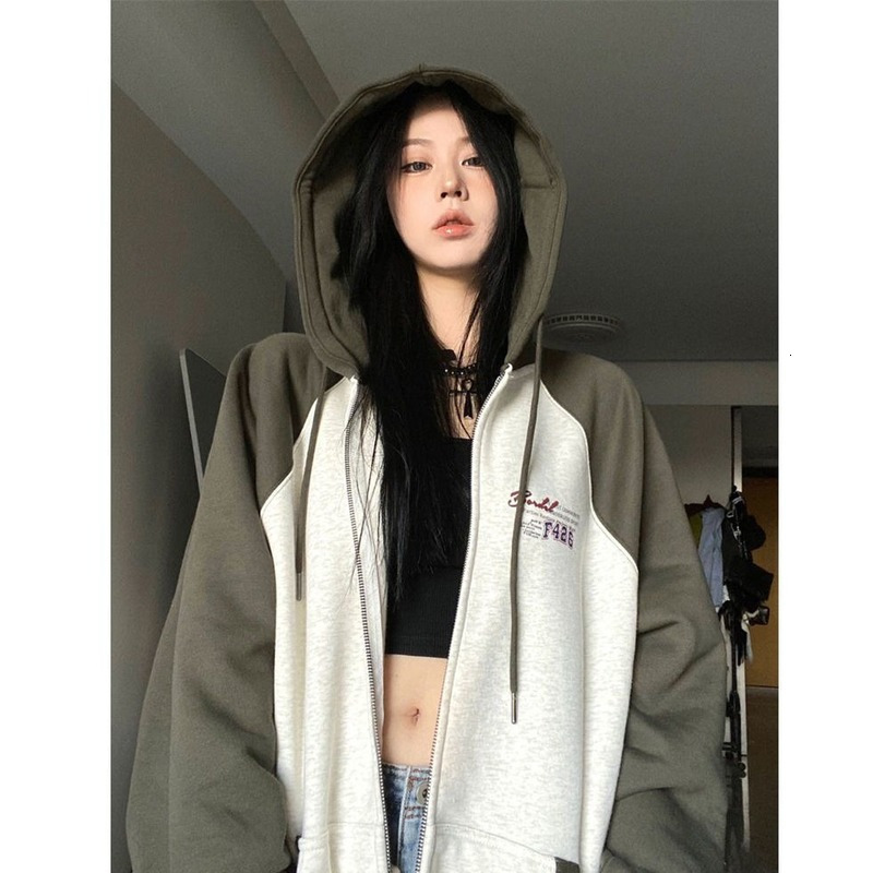 Women's Hoodies Sweatshirts HOUZHOU Vintage Sweatshirt Women Streetwear Y2k Autumn Thin Long Sleeve Aesthetic Zip Hoodie Harajuku Oversized Korean Fashion 230316, Beige
Women's Hoodies Sweatshirts HOUZHOU Vintage Sweatshirt Women Streetwear Y2k Autumn Thin Long Sleeve Aesthetic Zip Hoodie Harajuku Oversized Korean Fashion 230316, Beige