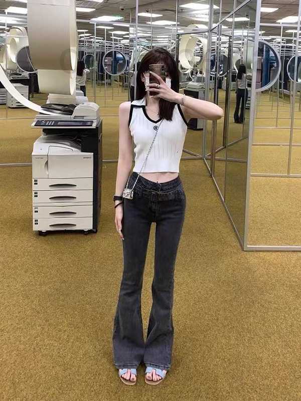 Women' Knits & Tees designer New summer color contrast edge letter embroidered polo shirt hollow-out tank top DBQ4, White6
Women' Knits & Tees designer New summer color contrast edge letter embroidered polo shirt hollow-out tank top DBQ4, White6